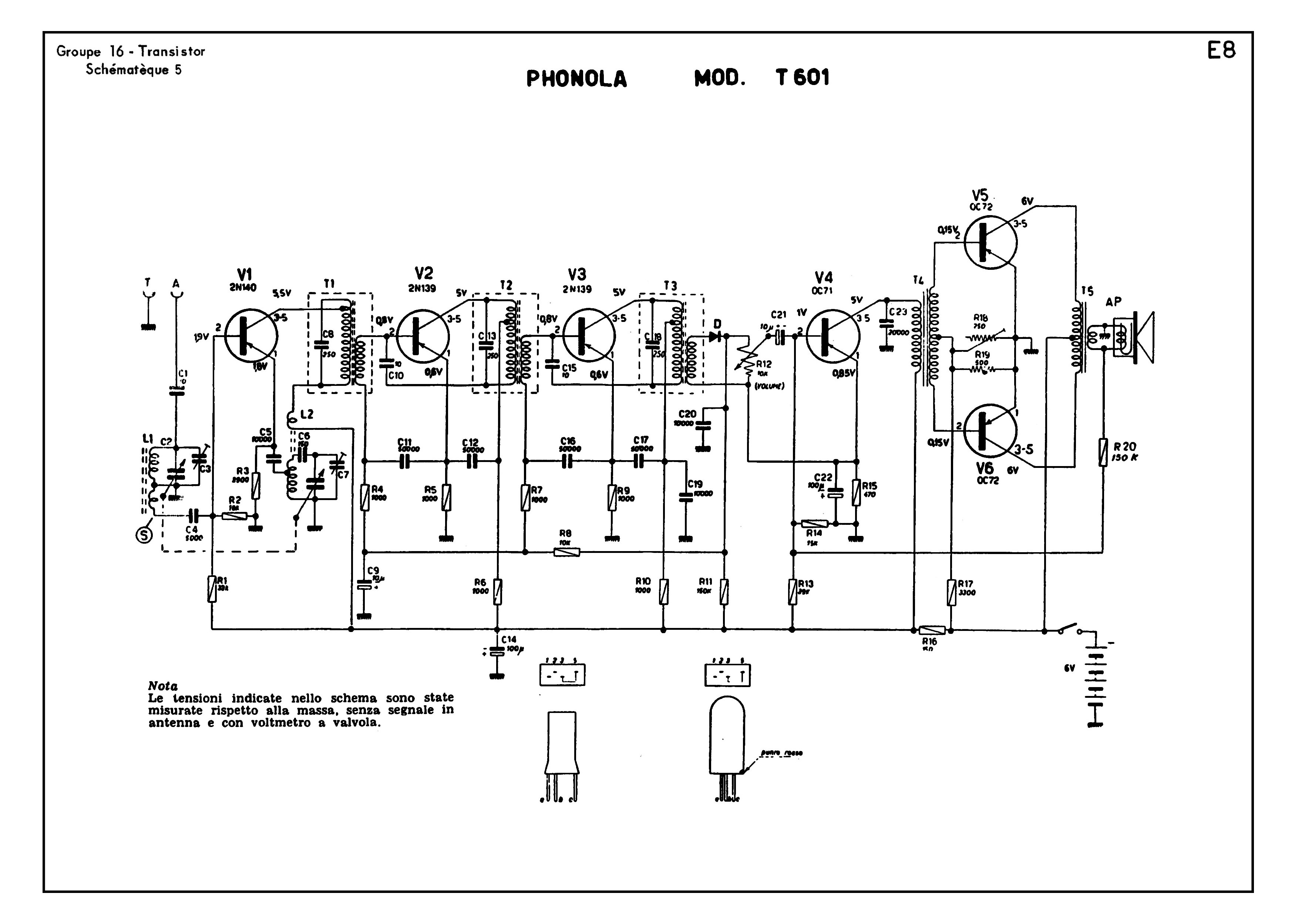 Phonola mod. T601