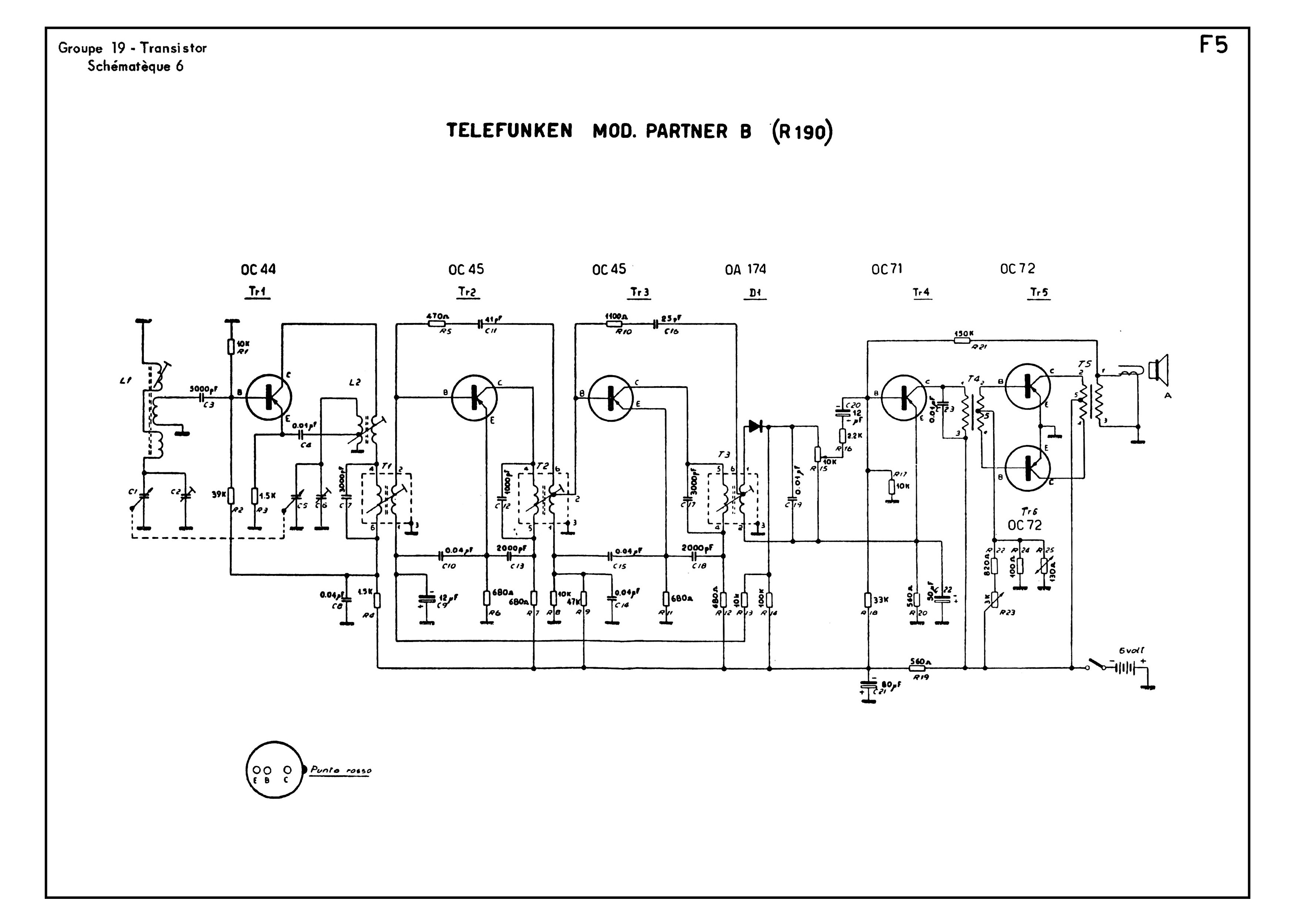 Telefunken mod. Partner B R190