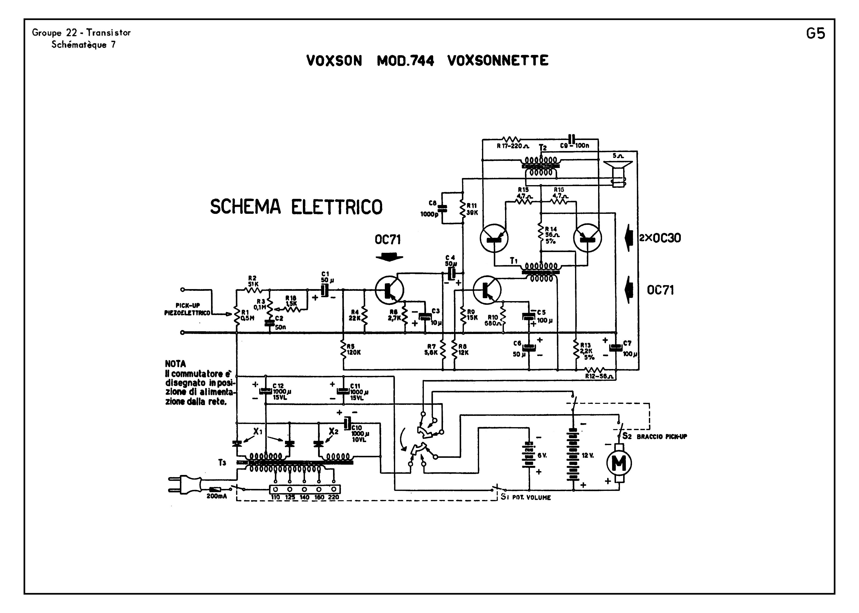 Voxon mod. 744 Voxsonnette