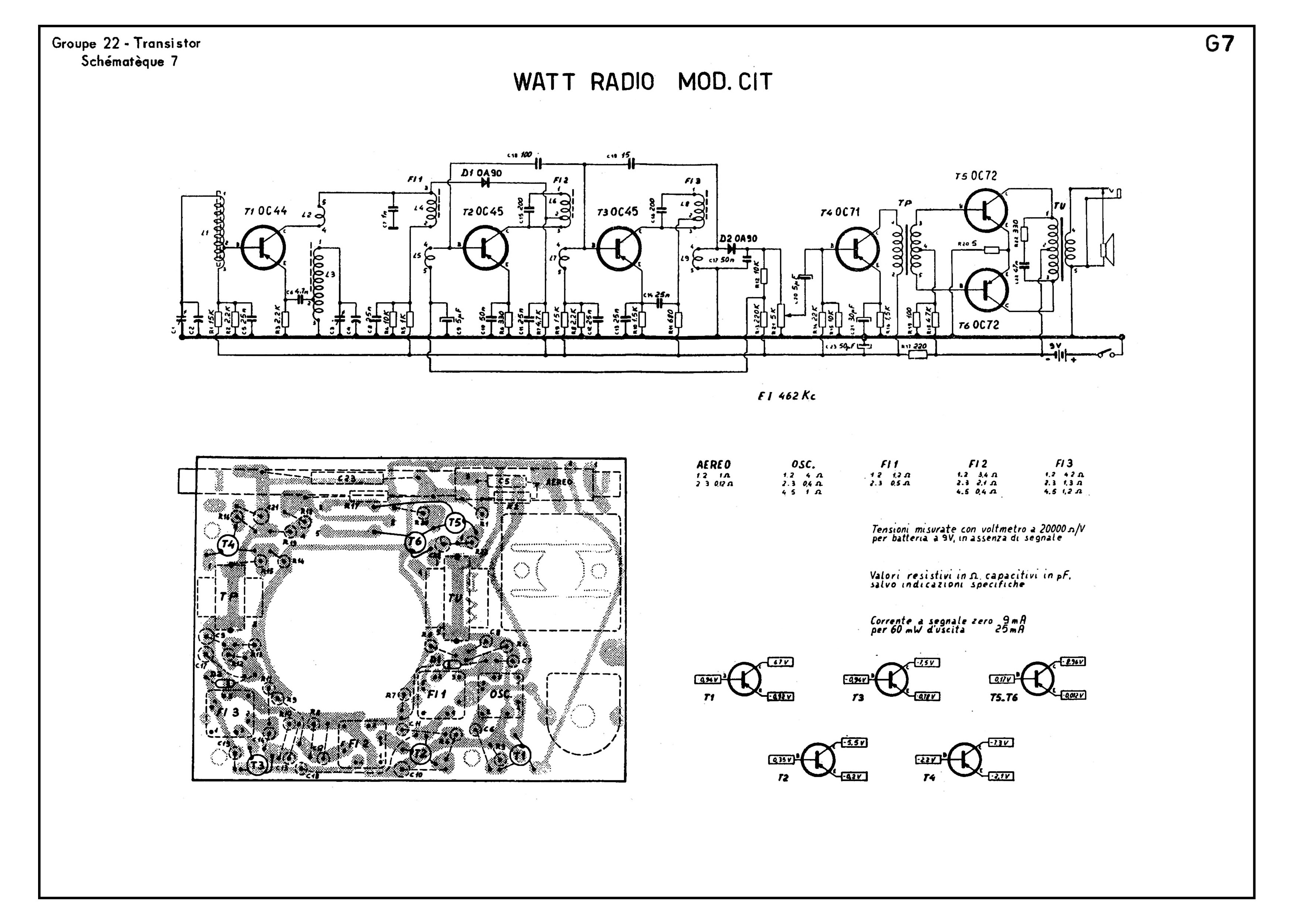 Watt Radio mod. CIT